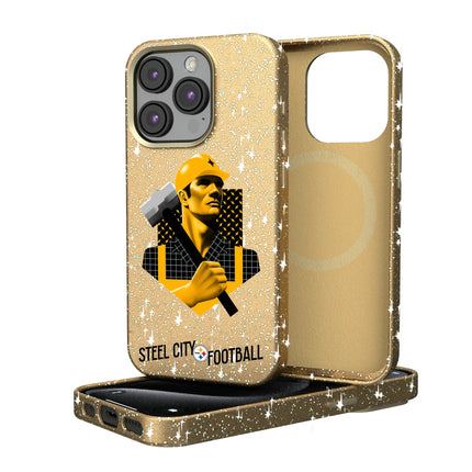Pittsburgh Steelers Deco Bling Phone Case for Apple iPhone