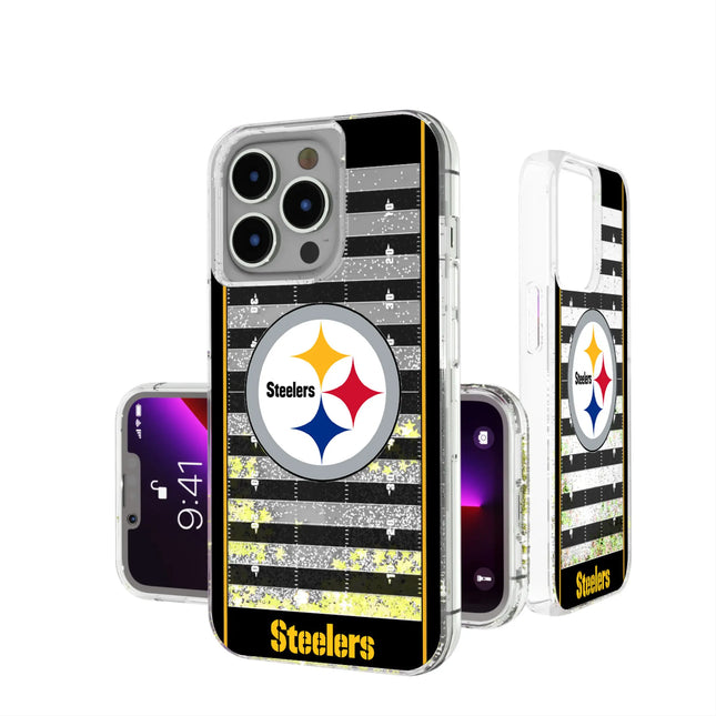 Pittsburgh Steelers Field Glitter Phone Case for Apple iPhone