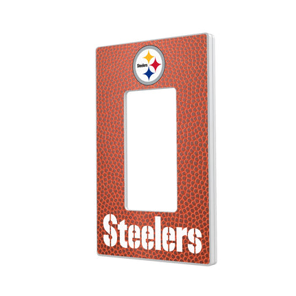 Pittsburgh Steelers Football Hidden-Screw Light Switch Plate