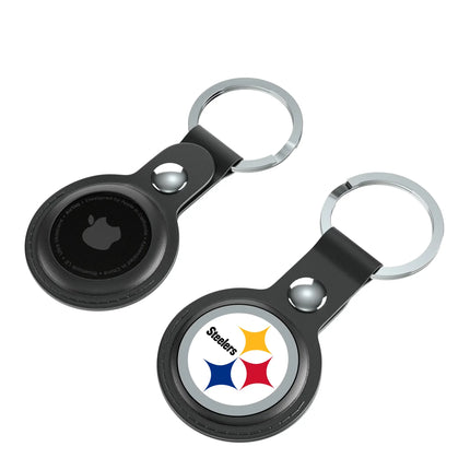 Pittsburgh Steelers Insignia Black Airtag Holder 2-Pack