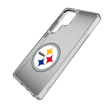 Pittsburgh Steelers Linen Clear Phone Case for Samsung Galaxy