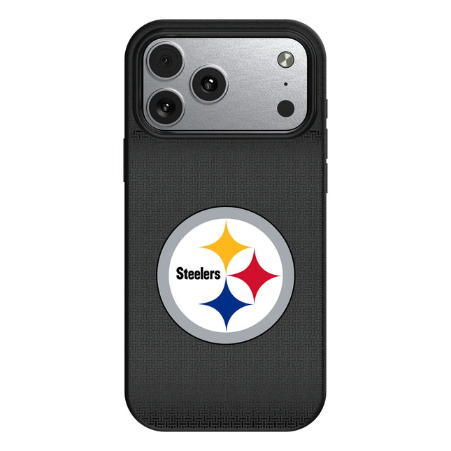 Pittsburgh Steelers Linen MagSafe Compatible Phone Case for Apple iPhone
