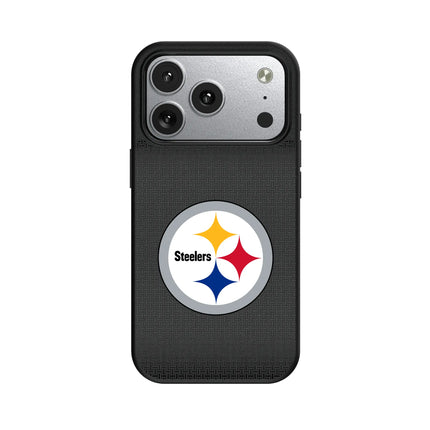 Pittsburgh Steelers Linen MagSafe Compatible Phone Case for Apple iPhone