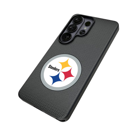 Pittsburgh Steelers Linen MagSafe Compatible Phone Case for Samsung Galaxy