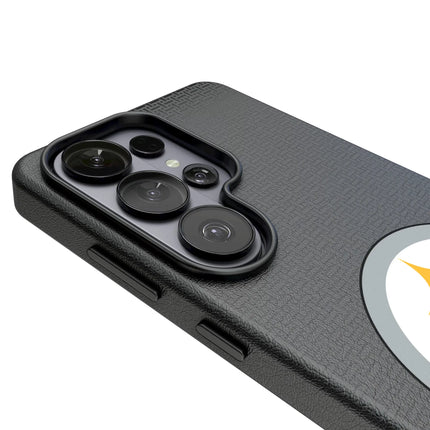 Pittsburgh Steelers Linen MagSafe Compatible Phone Case for Samsung Galaxy