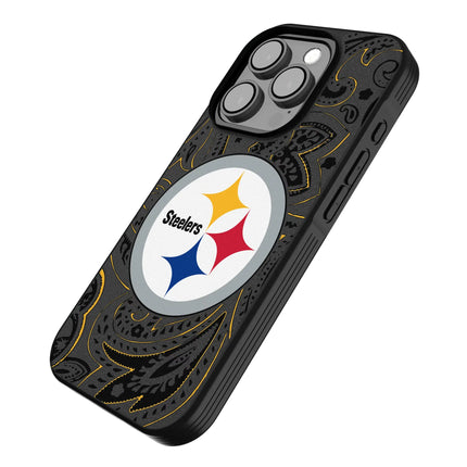 Pittsburgh Steelers Paisley Bump Phone Case for Apple iPhone