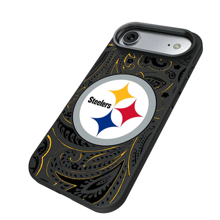 Pittsburgh Steelers Paisley Bump Phone Case for Apple iPhone