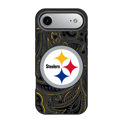 Pittsburgh Steelers Paisley Bump Phone Case for Apple iPhone