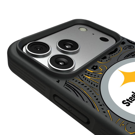 Pittsburgh Steelers Paisley Bump Phone Case for Apple iPhone