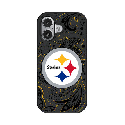 Pittsburgh Steelers Paisley Bump Phone Case for Apple iPhone