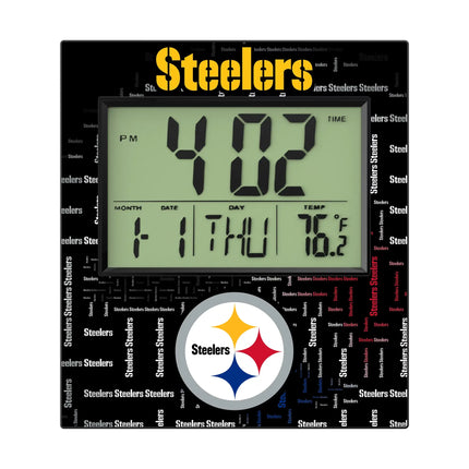 Pittsburgh Steelers Quadtile Wall Clock