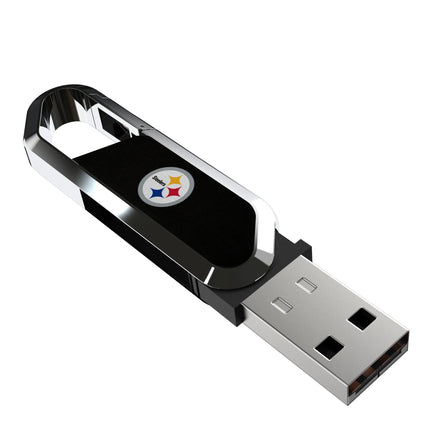 Pittsburgh Steelers Solid USB 64GB Clip Style Flash Drive