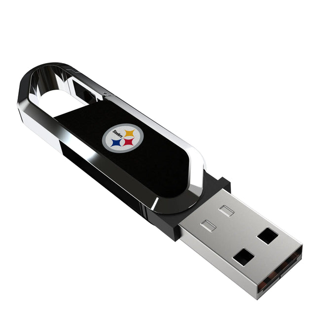 Pittsburgh Steelers Solid USB 64GB Clip Style Flash Drive