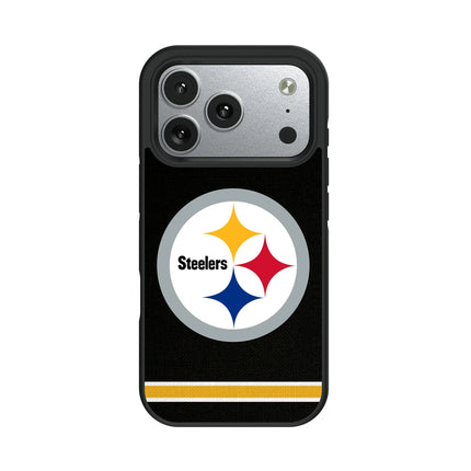 Pittsburgh Steelers Stripe Bump Phone Case for Apple iPhone
