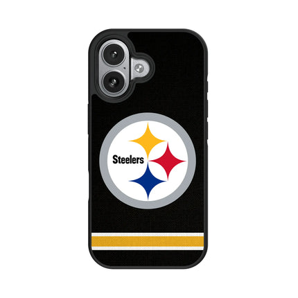 Pittsburgh Steelers Stripe Bump Phone Case for Apple iPhone