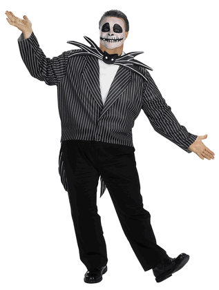 Plus Size Jack Skellington Costume