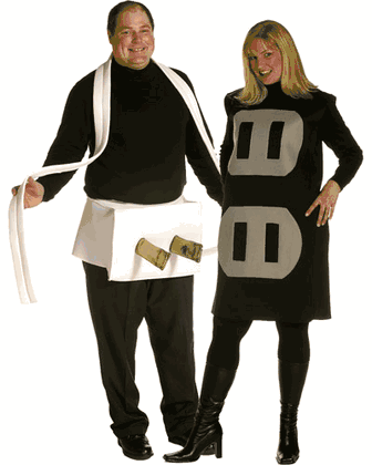 Plus Size Plug and Socket Couples Costume