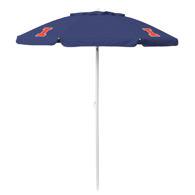Illinois Fighting Illini - 5.5 Ft. Portable Beach Umbrella
