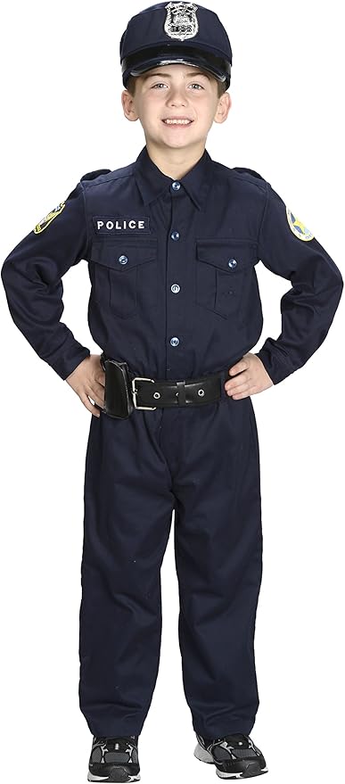Personalized Child Police Officer Costume