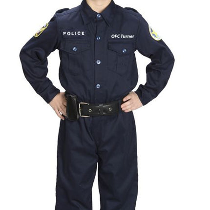 Personalized Child Police Officer Costume