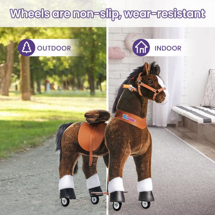 Model U® Horse Ride-On Toy Age 7+ – Chocolate