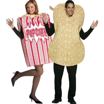 Adult Popcorn and Peanut Costume Set