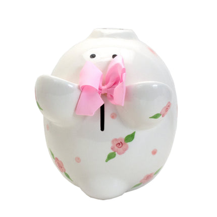 Posies and Polka Dots Large Piggy Bank