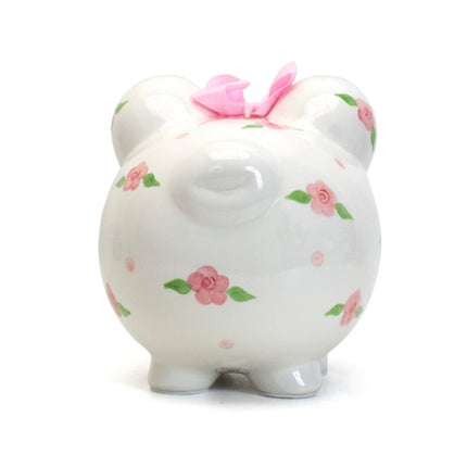 Posies and Polka Dots Large Piggy Bank