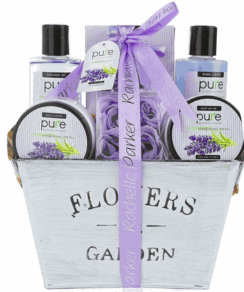 Premium Deluxe Lavender Bath Gift Basket