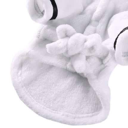 Luxury Soft Pet Dog Puppy Hooded Bathrobe