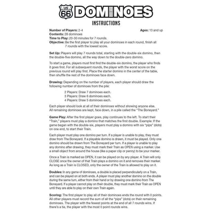 Route 66 Dominoes - 100th Anniversary