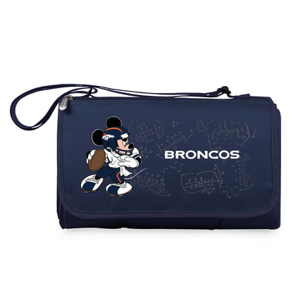Denver Broncos Blanket Tote Outdoor Picnic Blanket