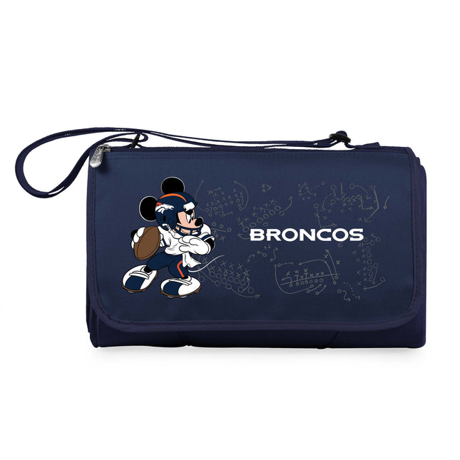 Denver Broncos Blanket Tote Outdoor Picnic Blanket