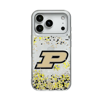 Purdue University Boilermakers Confetti Glitter Phone Case for Apple iPhone