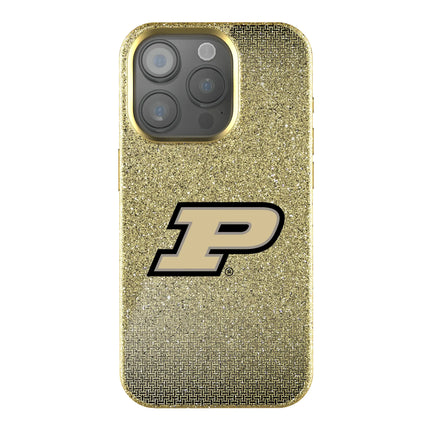 Purdue University Boilermakers Linen Bling Phone Case for Apple iPhone