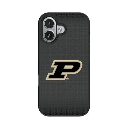 Purdue University Boilermakers Linen Bump Phone Case for Apple iPhone