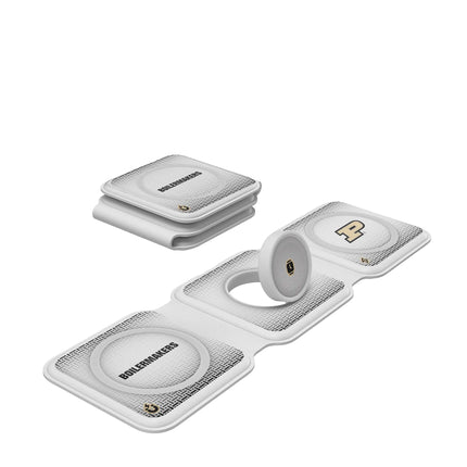 Purdue University Boilermakers Linen Foldable 3 in 1 Charger