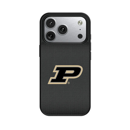 Purdue University Boilermakers Linen MagSafe Compatible Phone Case for Apple iPhone