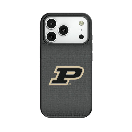 Purdue University Boilermakers Linen MagSafe Compatible Phone Case for Apple iPhone