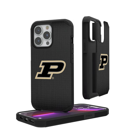 Purdue University Boilermakers Linen Rugged Phone Case for Apple iPhone