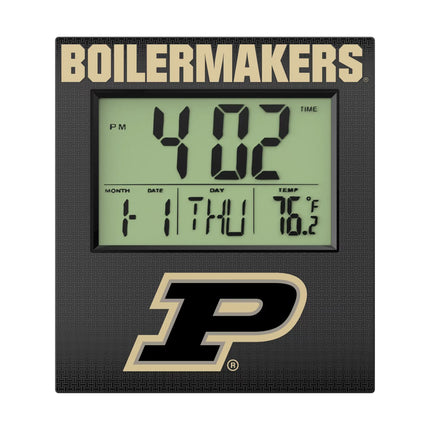 Purdue University Boilermakers Linen Wall Clock