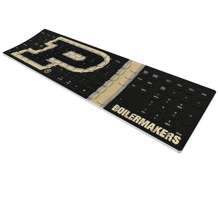 Purdue University Boilermakers Stripe Curved Wireless Keyboard