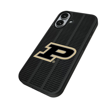 Purdue University Boilermakers Text Backdrop MagSafe Compatible Phone Case for Apple iPhone