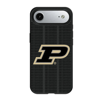 Purdue University Boilermakers Text Backdrop MagSafe Compatible Phone Case for Apple iPhone