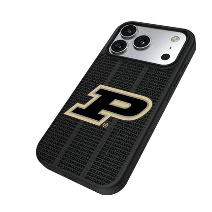 Purdue University Boilermakers Text Backdrop MagSafe Compatible Phone Case for Apple iPhone
