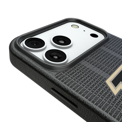 Purdue University Boilermakers Text Backdrop MagSafe Compatible Phone Case for Apple iPhone
