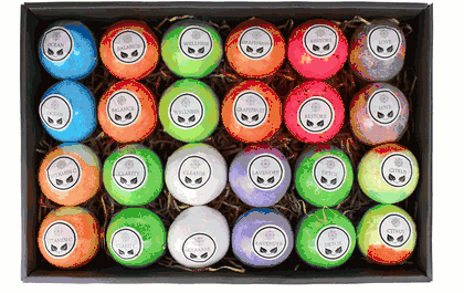 Purelis Luxury Bath Bombs Gift Set - 24 Pieces