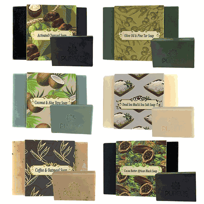 Purelis Mens Soap Bar Gift Set - 6 Pieces