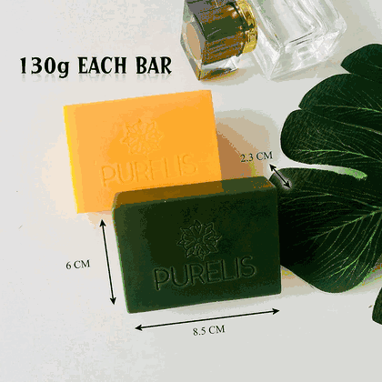 Purelis Mens Soap Bar Gift Set - 6 Pieces