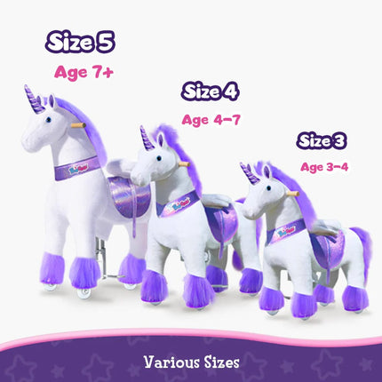Model U® Unicorn Ride-On Toy Age 3–4 – Purple